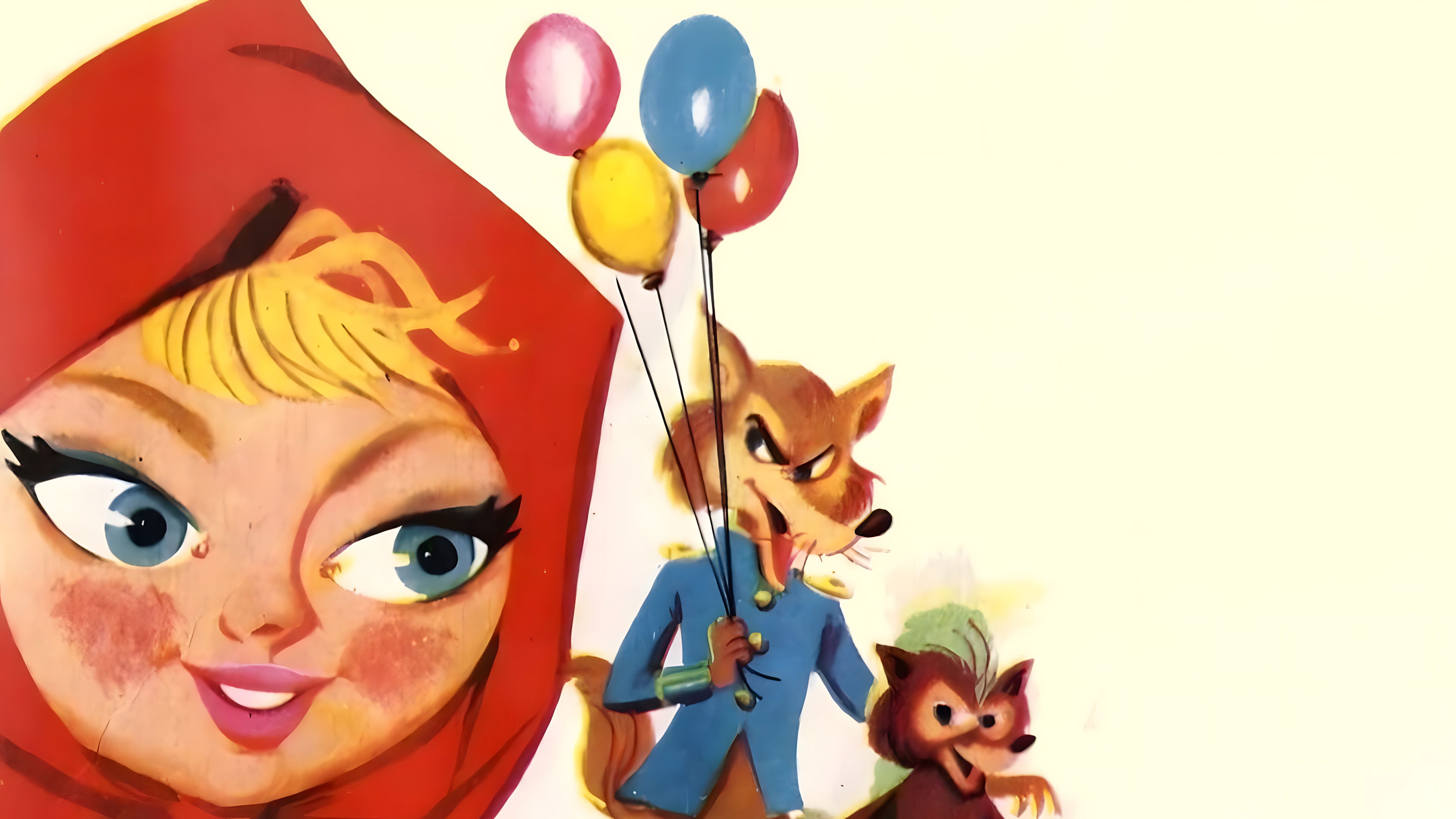 Caperucita y sus tres amigos Background