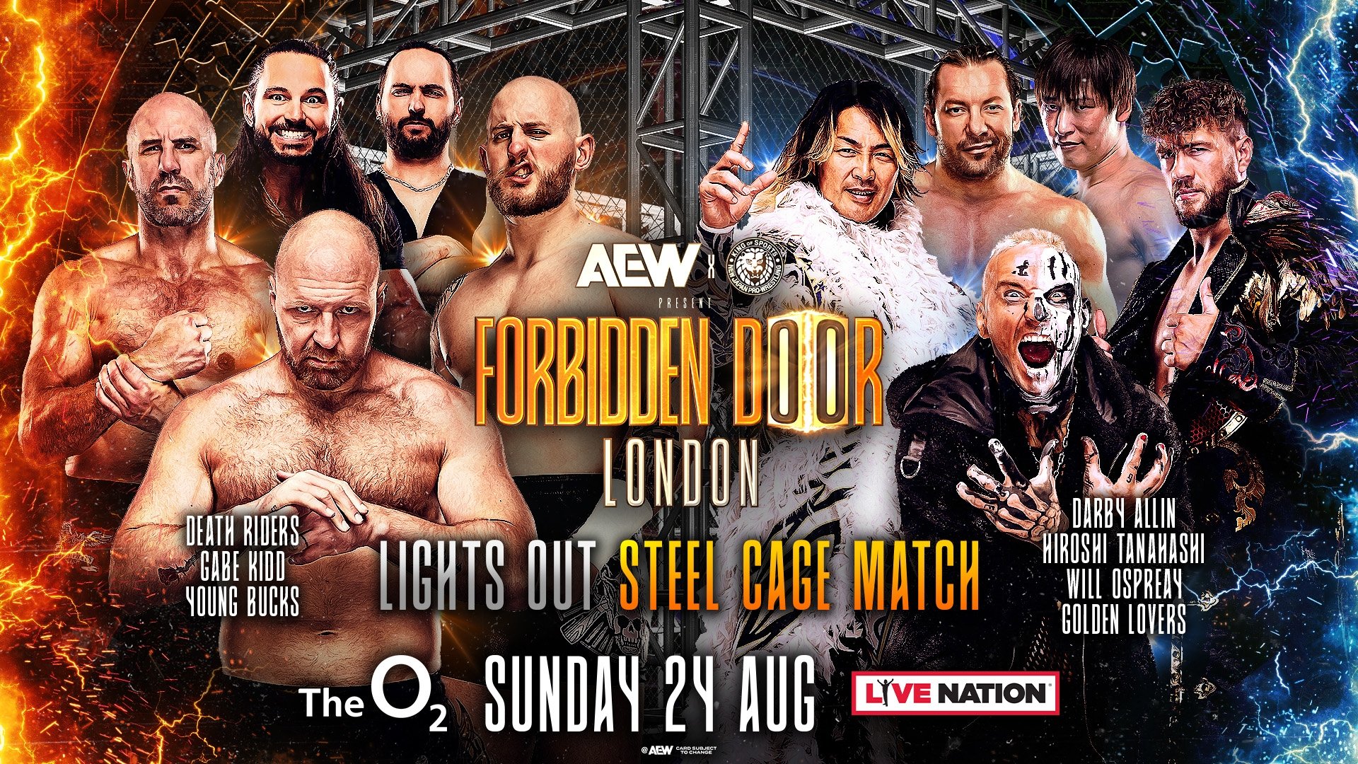 AEW x NJPW: Forbidden Door 2025 Background