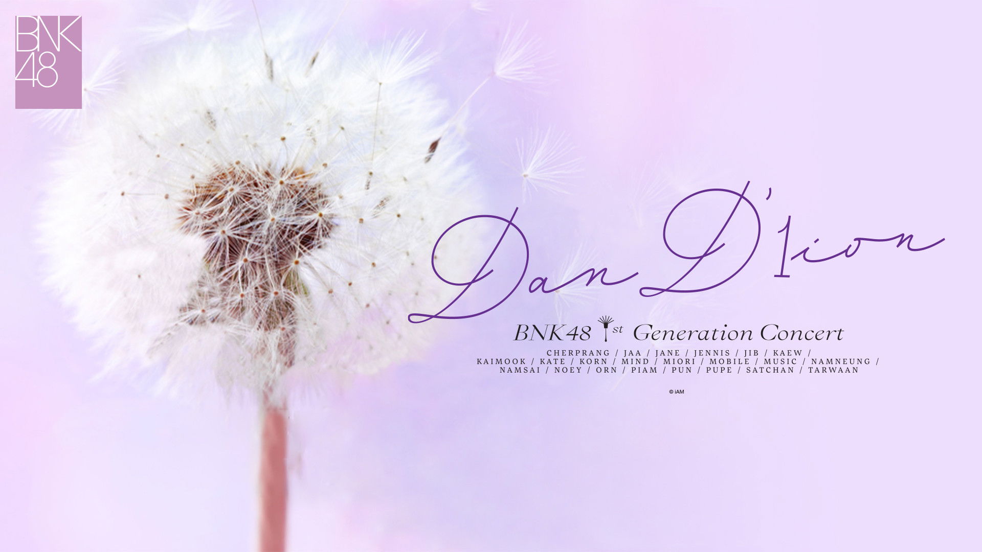 BNK48 1st Generation Concert Dan'1ion Background