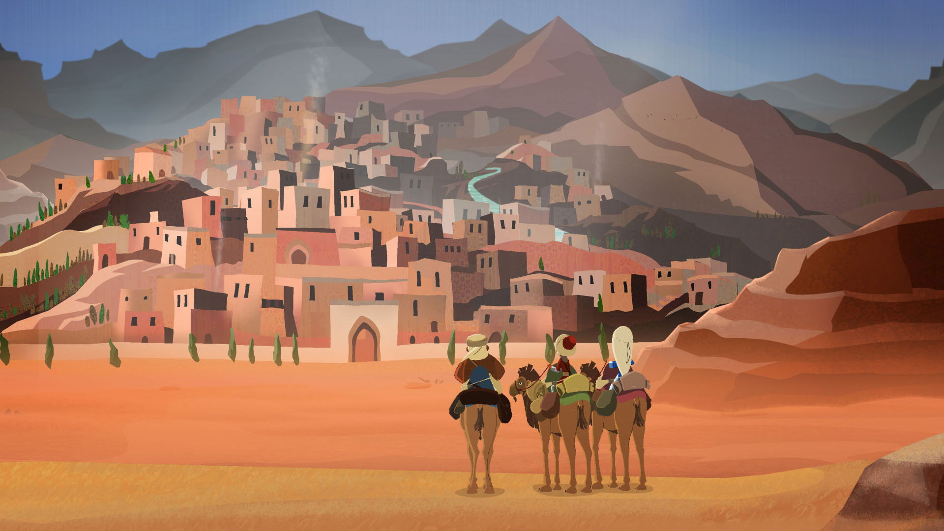 The Adventures of the Young Marco Polo Background