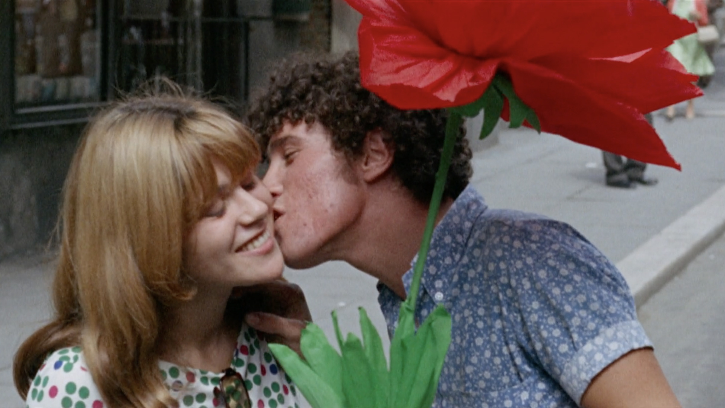 The Sequence of the Paper Flower Background