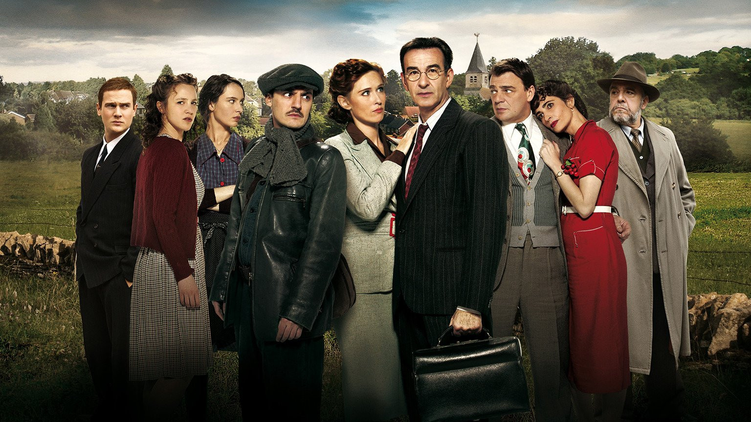 A French Village Background