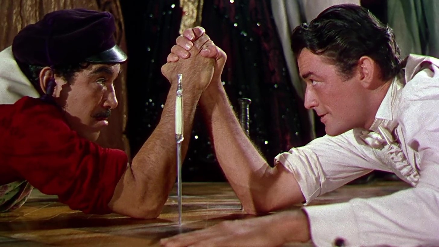 The World in His Arms Background