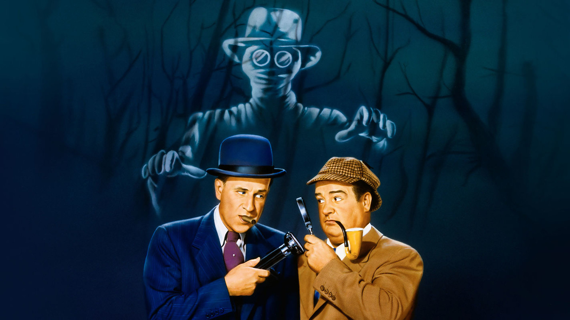Bud Abbott and Lou Costello Meet the Invisible Man Background