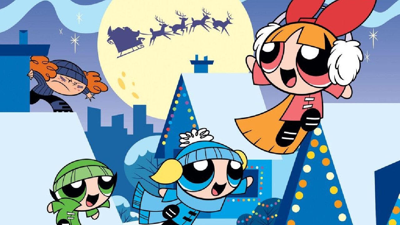 The Powerpuff Girls: 'Twas the Fight Before Christmas Background