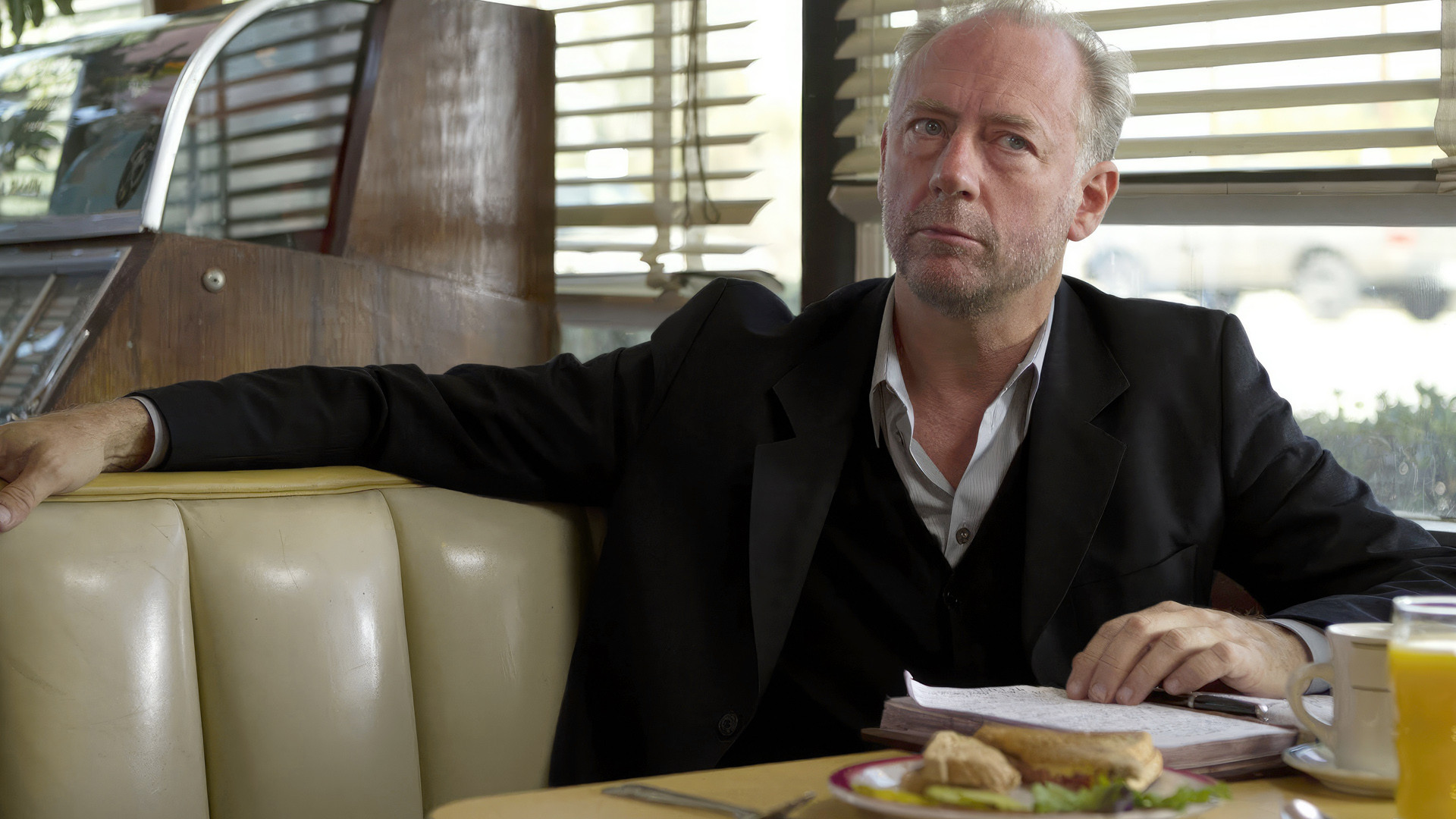 The Booth at the End Background