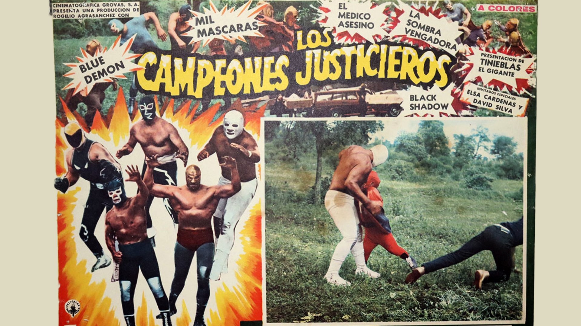 Los Campeones Justicieros Background