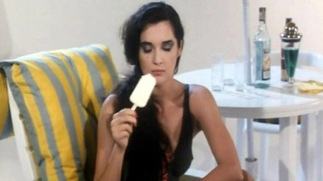 Murder in Blue Light Background