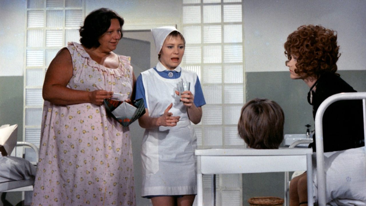 The Girl on the Broomstick Background