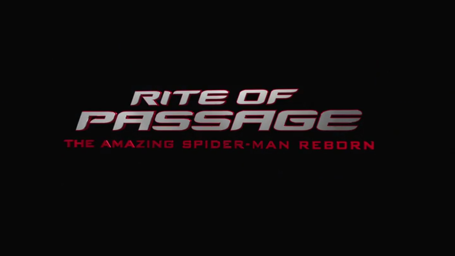Rite of Passage: The Amazing Spider-Man Reborn Background