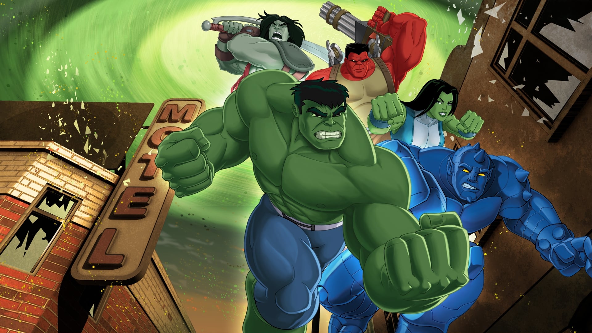 Marvel's Hulk and the Agents of S.M.A.S.H. Background