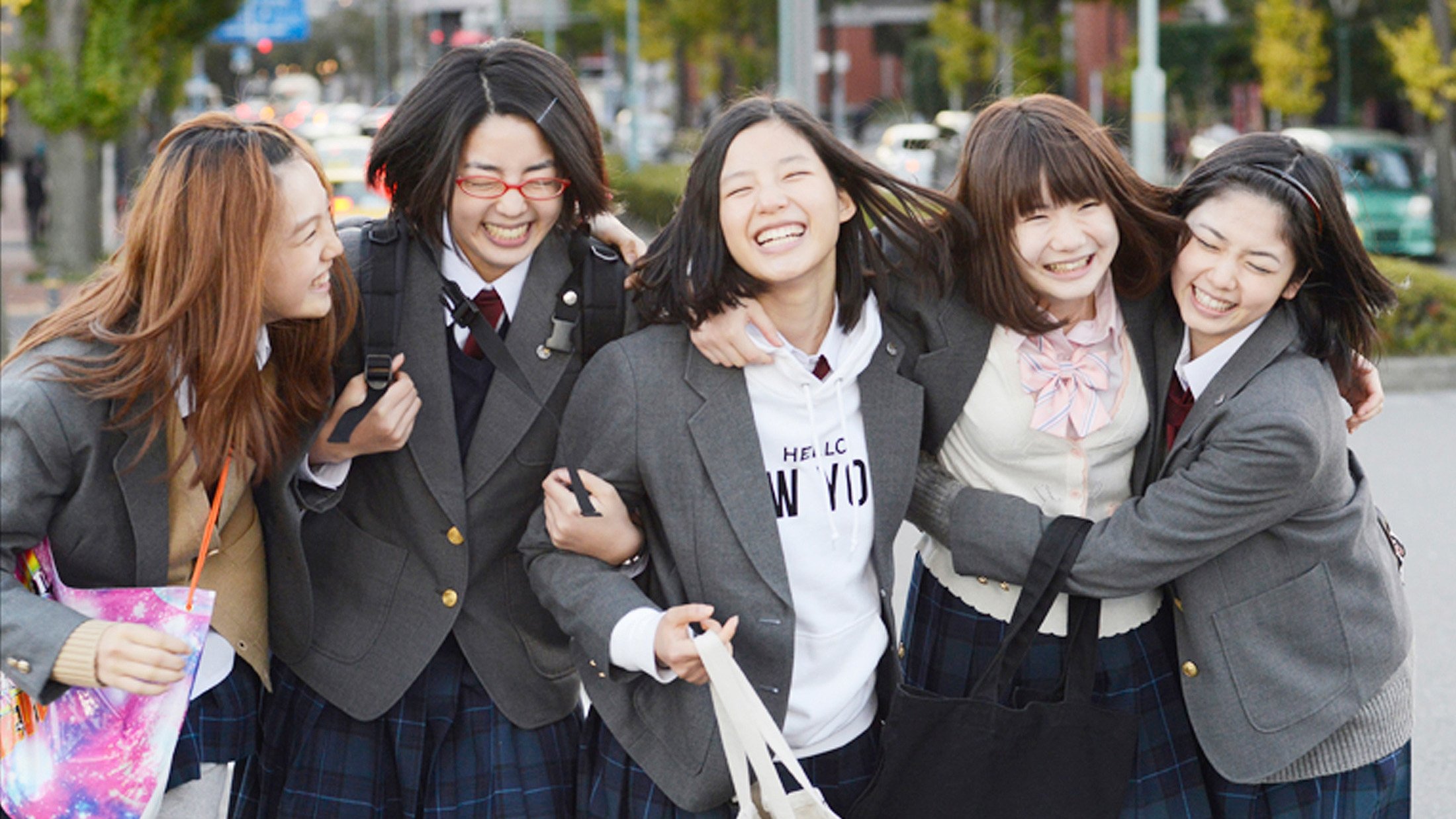 Girls Step Background