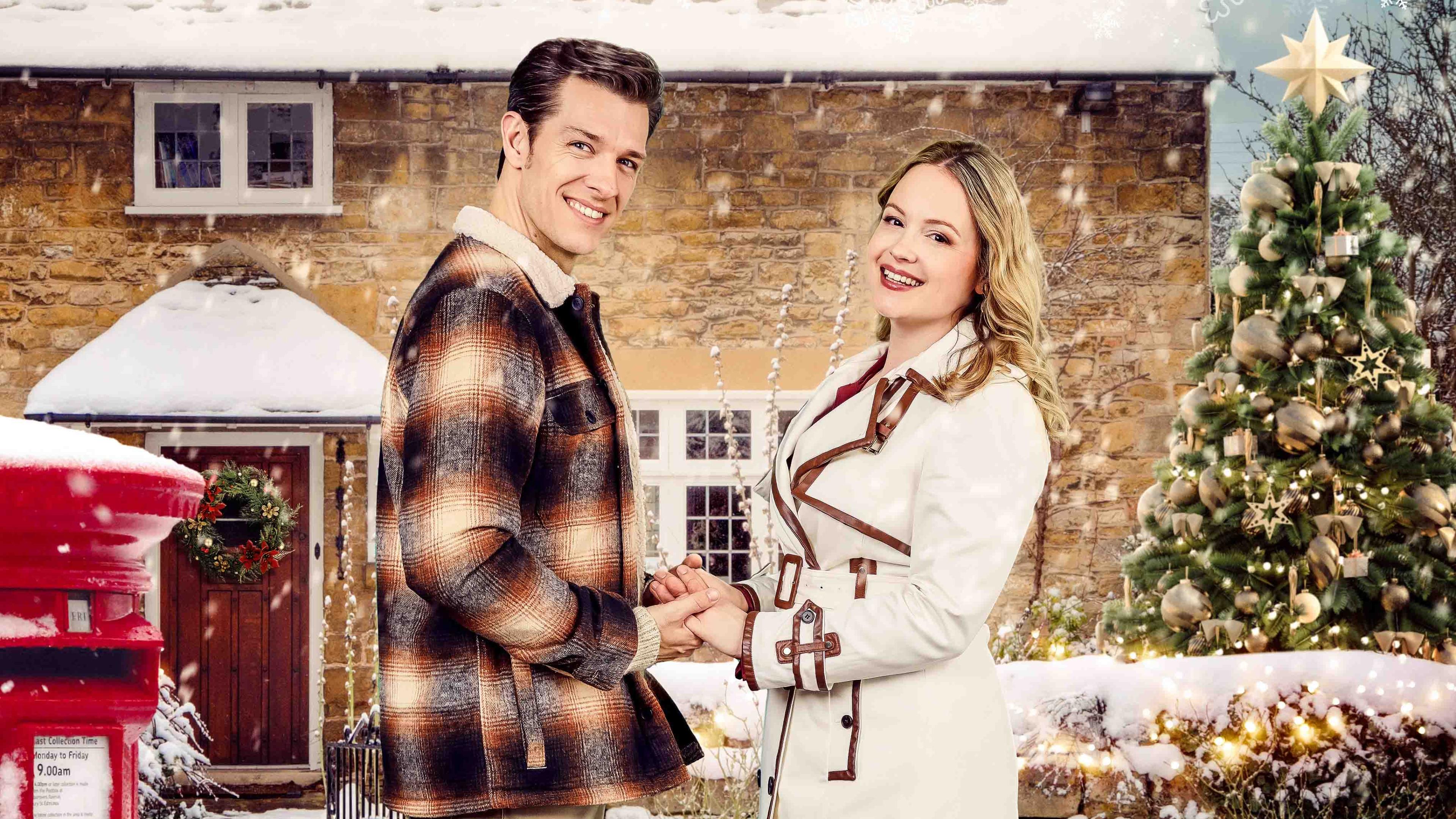 A Very English Christmas Background