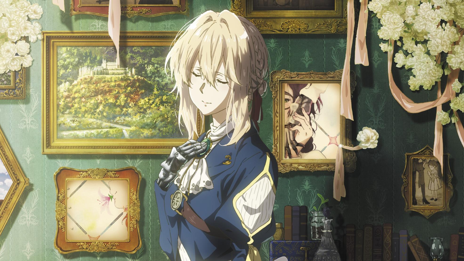 Violet Evergarden: Eternity and the Auto Memory Doll Background