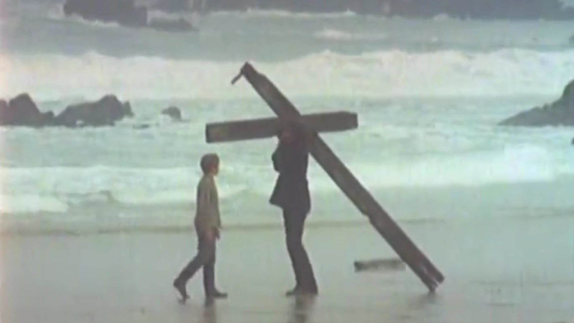 El Cristo del océano Background