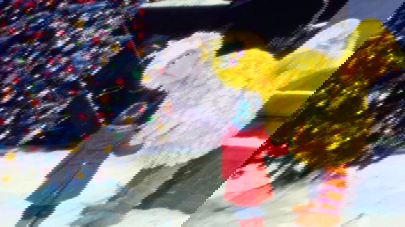 Christmas Eve on Sesame Street Background