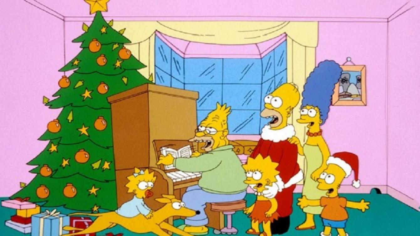 The Simpsons: Christmas Background
