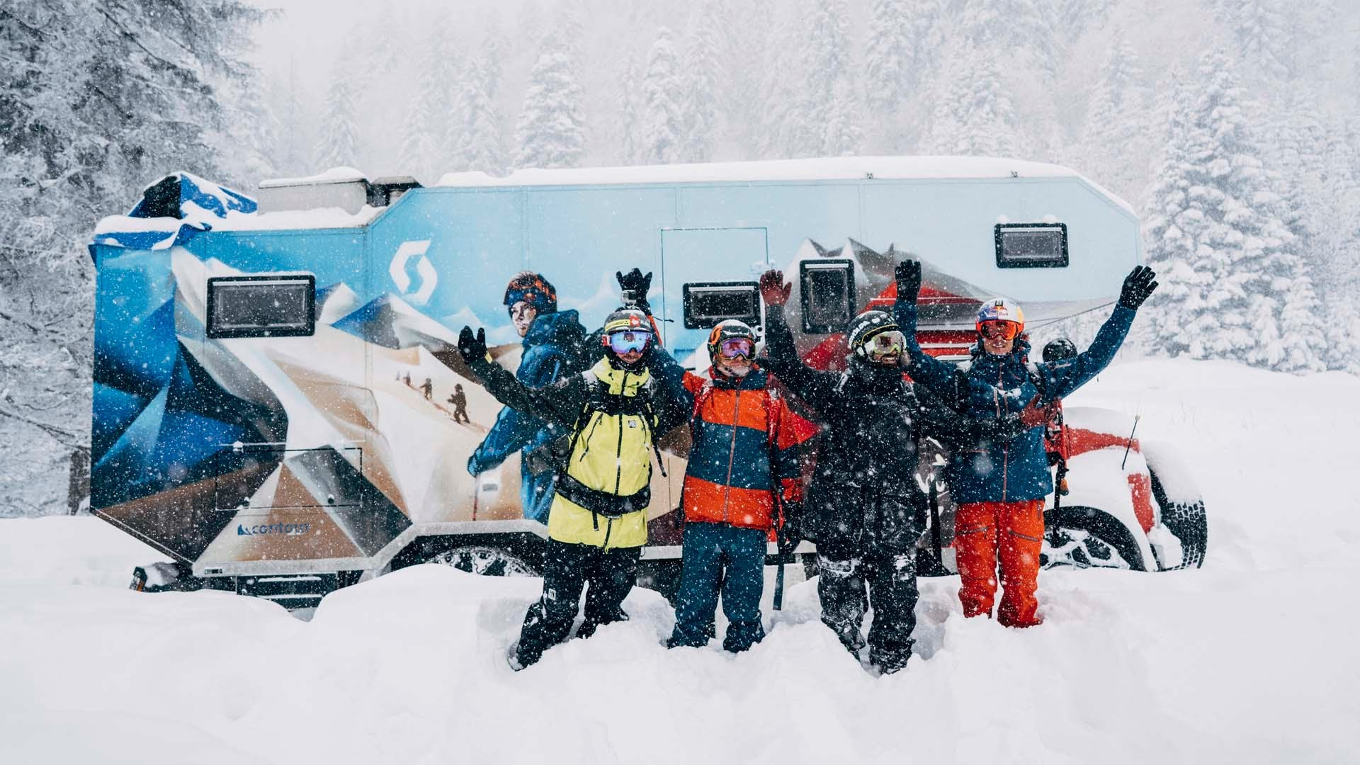 Snowmads: A Journey Towards Eastern Suns Background