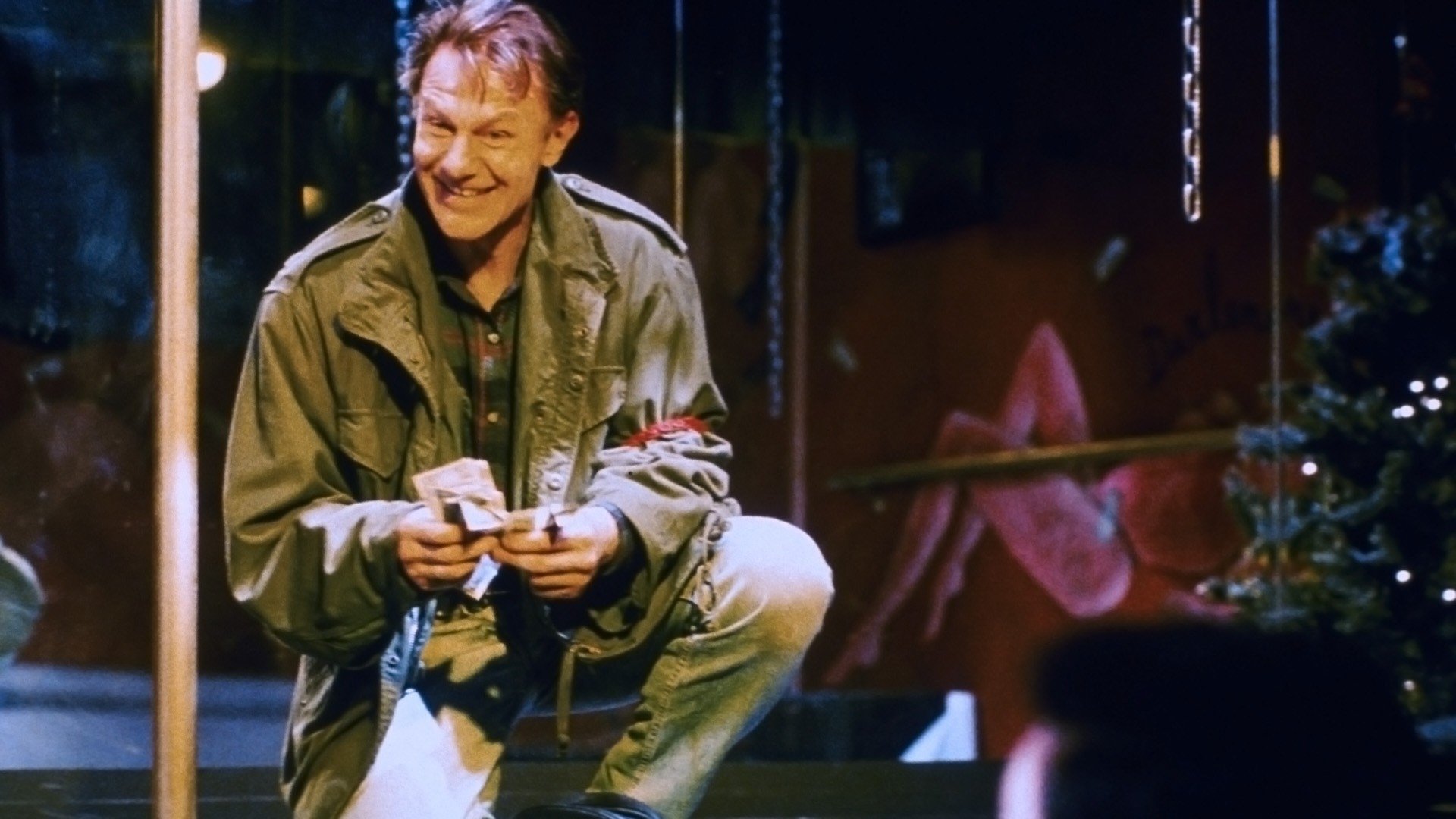 Headless Body in Topless Bar Background