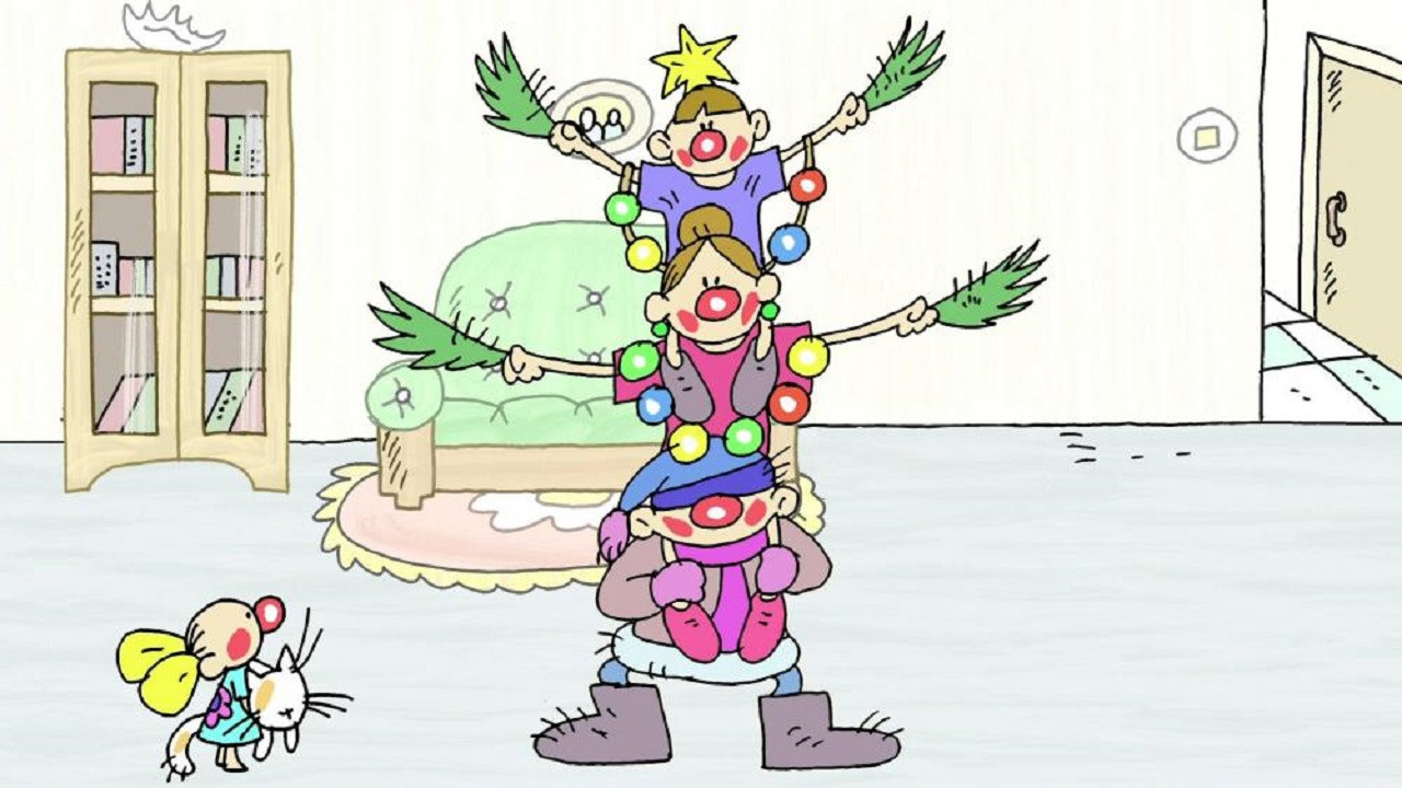 Christmas Trees Background