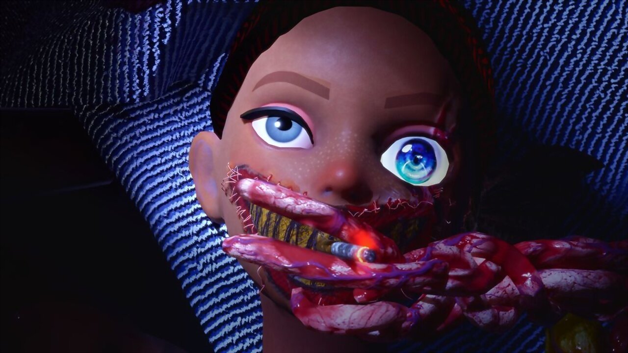 The Exploding Girl Background