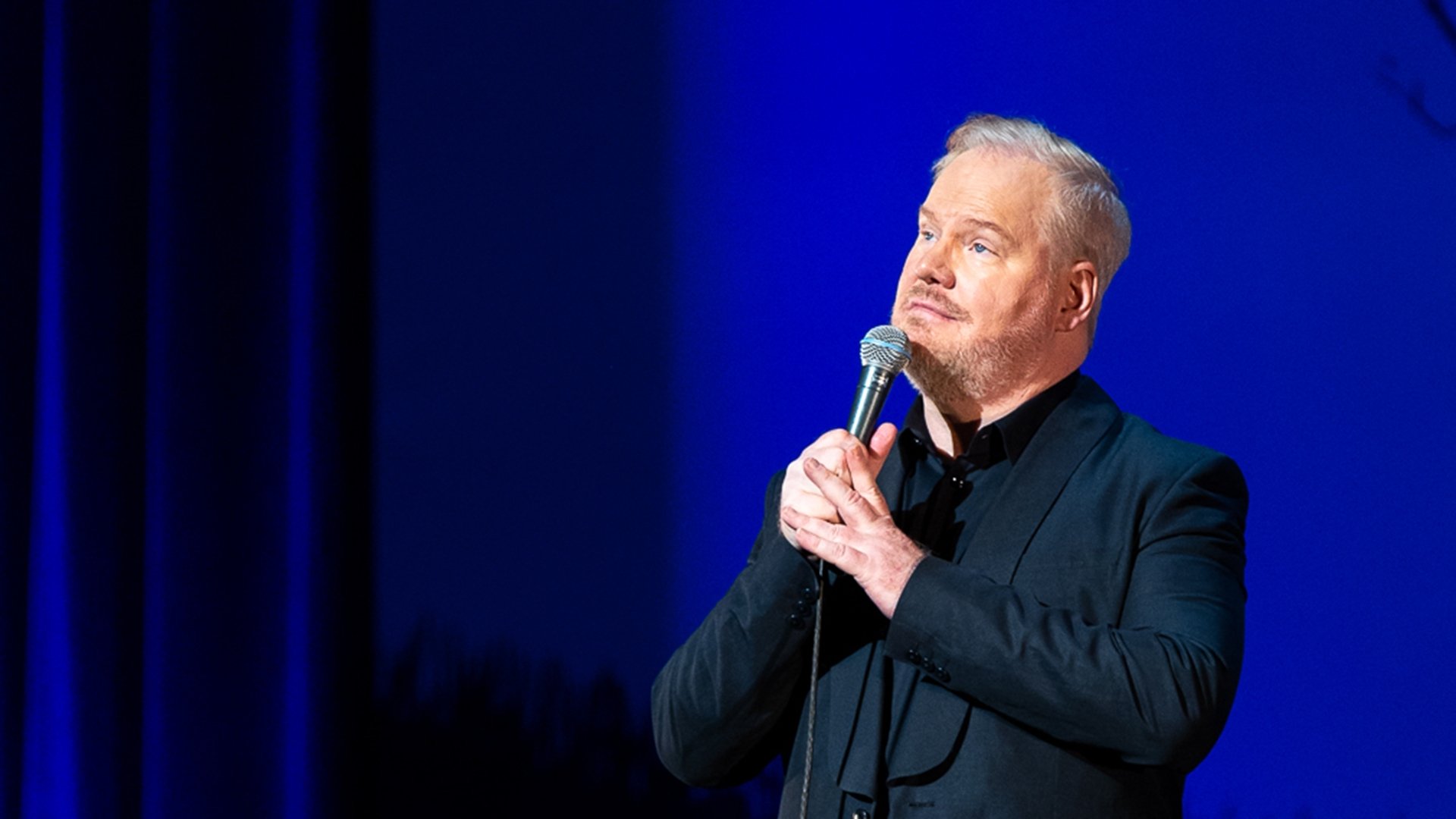 Jim Gaffigan: Dark Pale Background