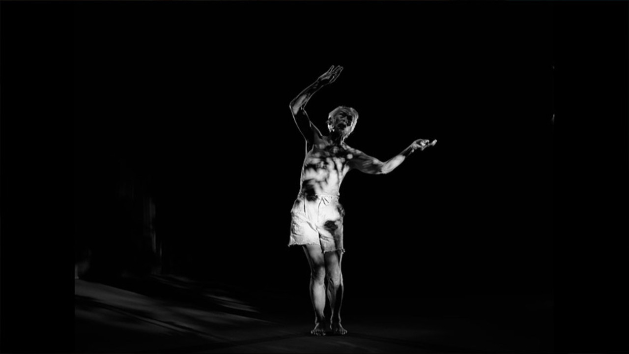 some body comes into the light Background