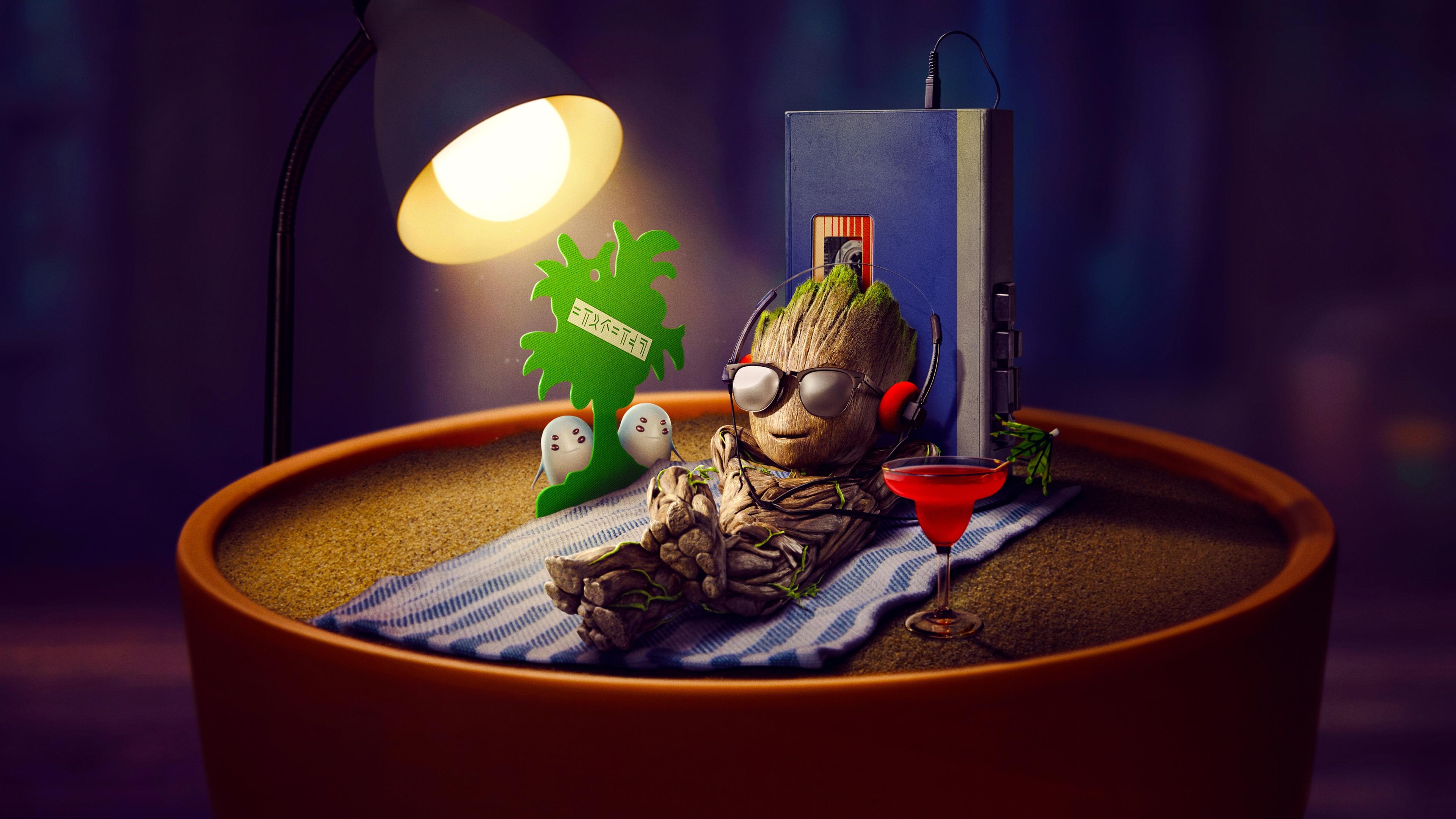 I Am Groot Background