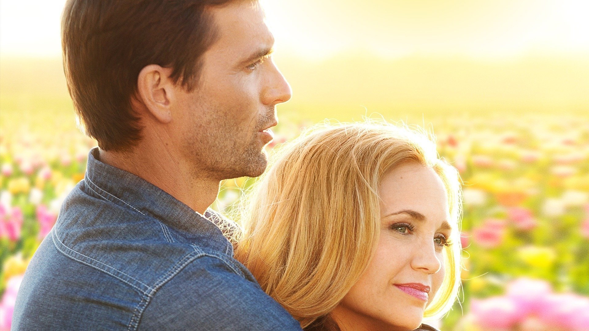 Tulips in Spring Background