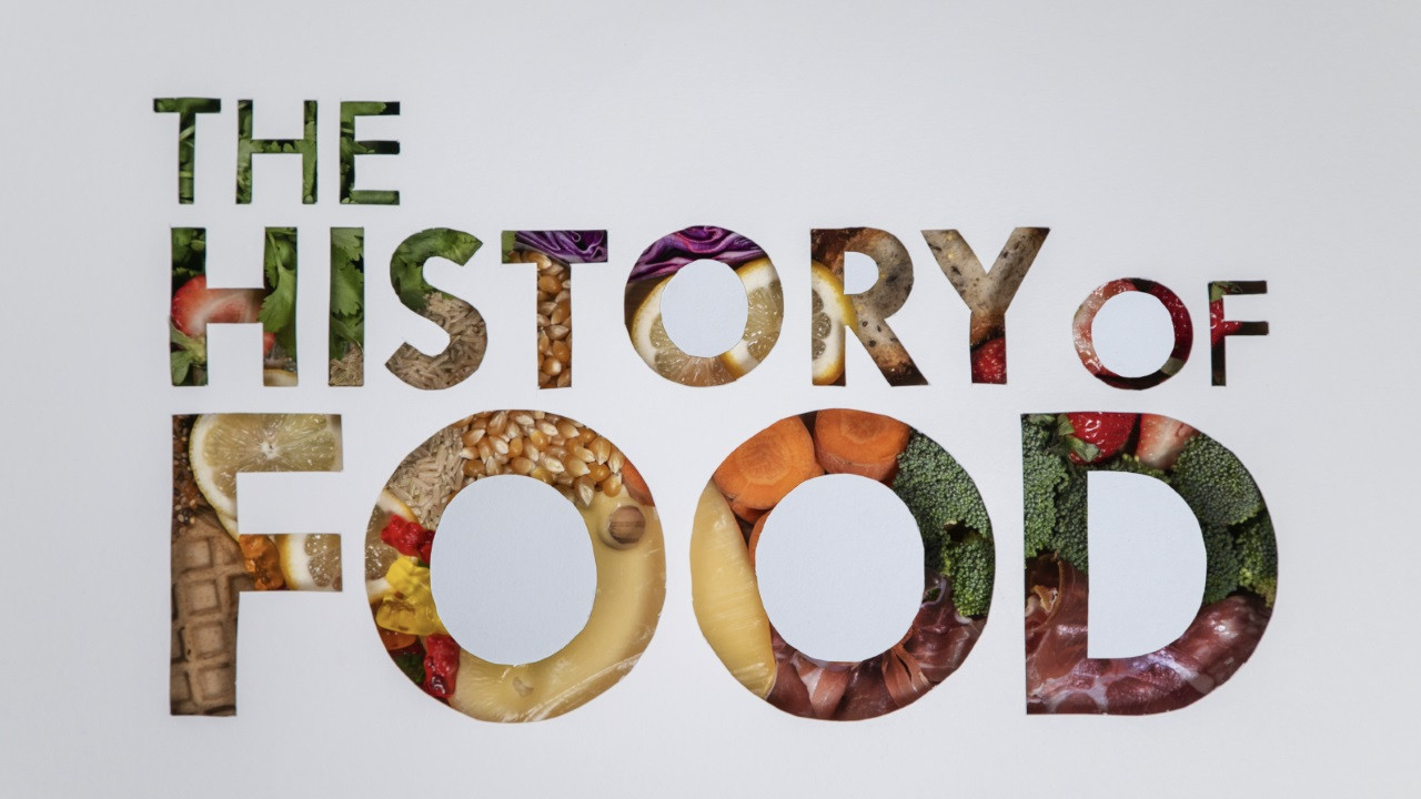 The History of Food Background