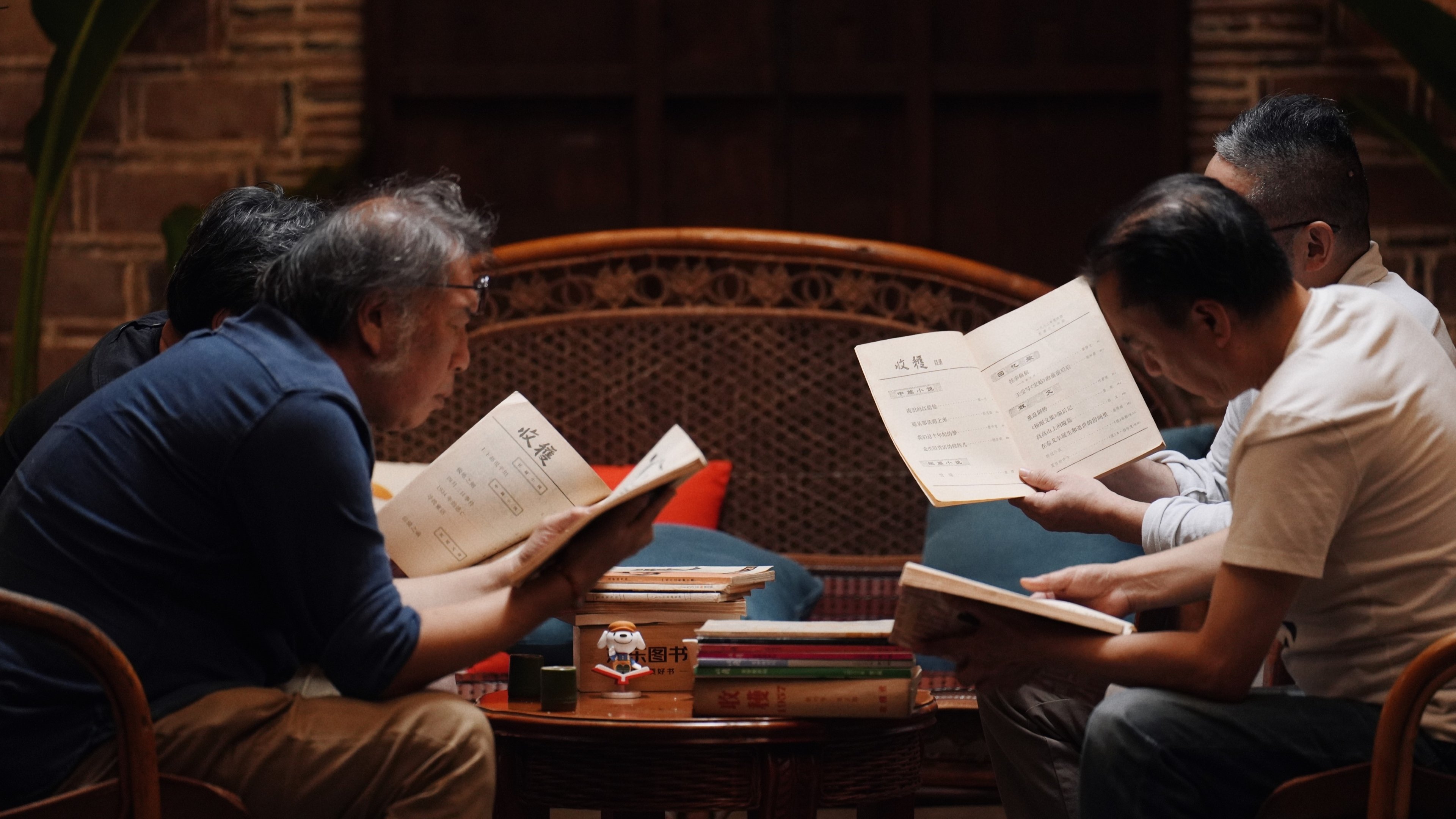 我在岛屿读书 Background