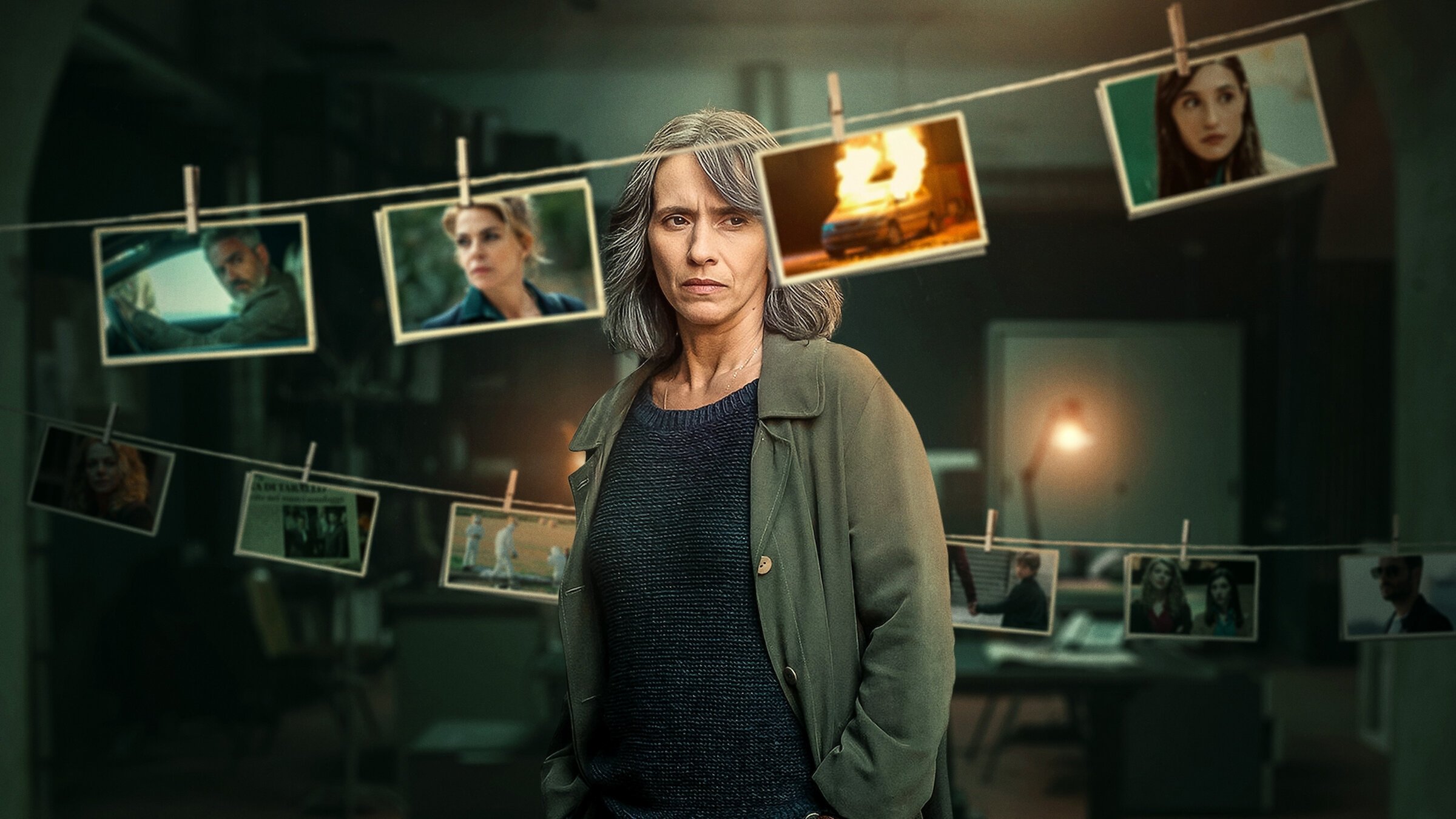 Sara - Woman in the Shadows Background