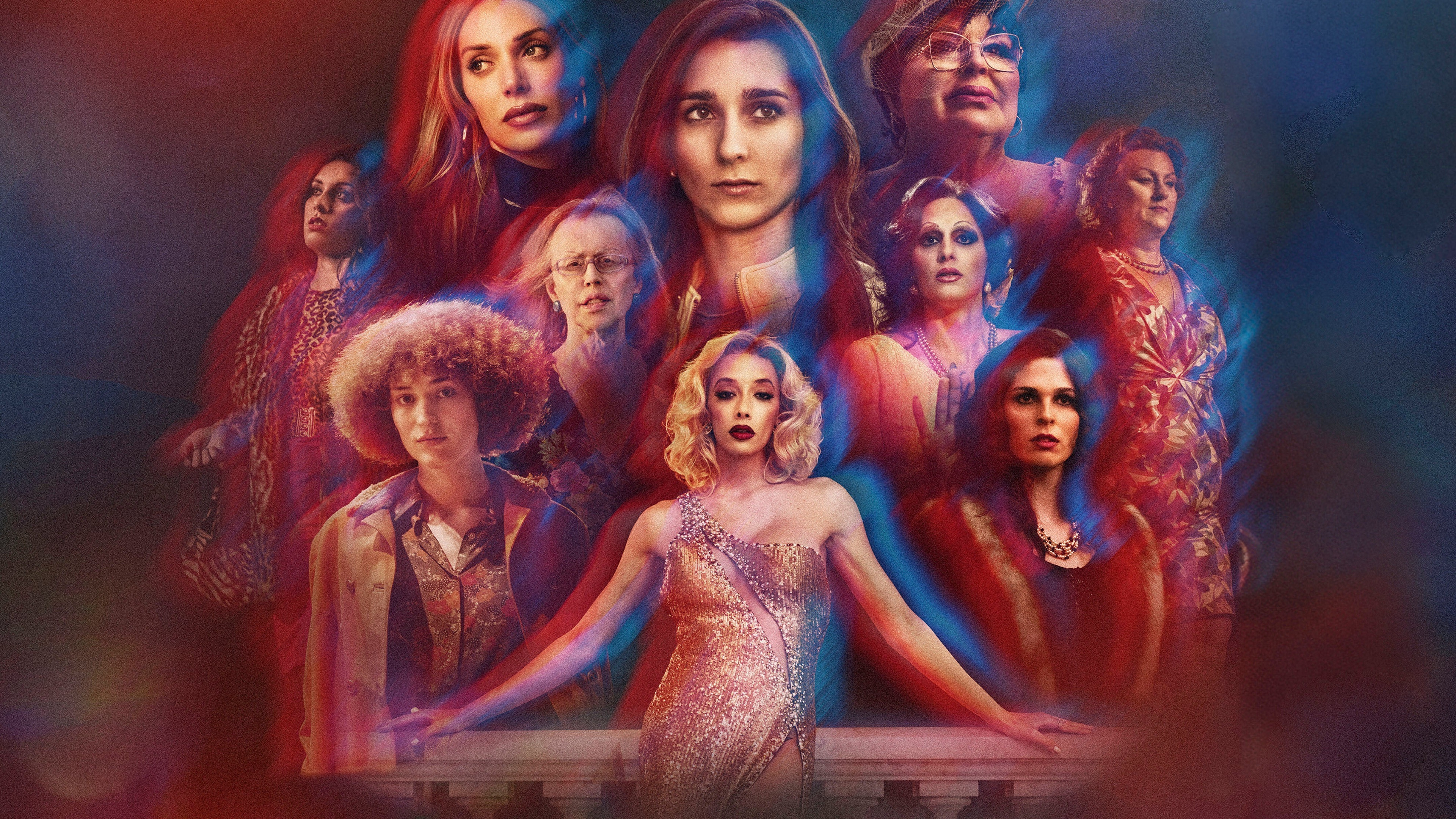 Vestidas de azul Background