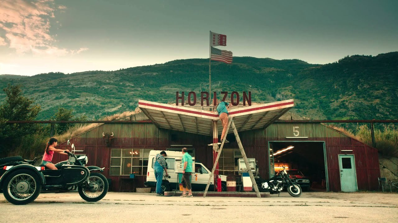 Station Horizon Background