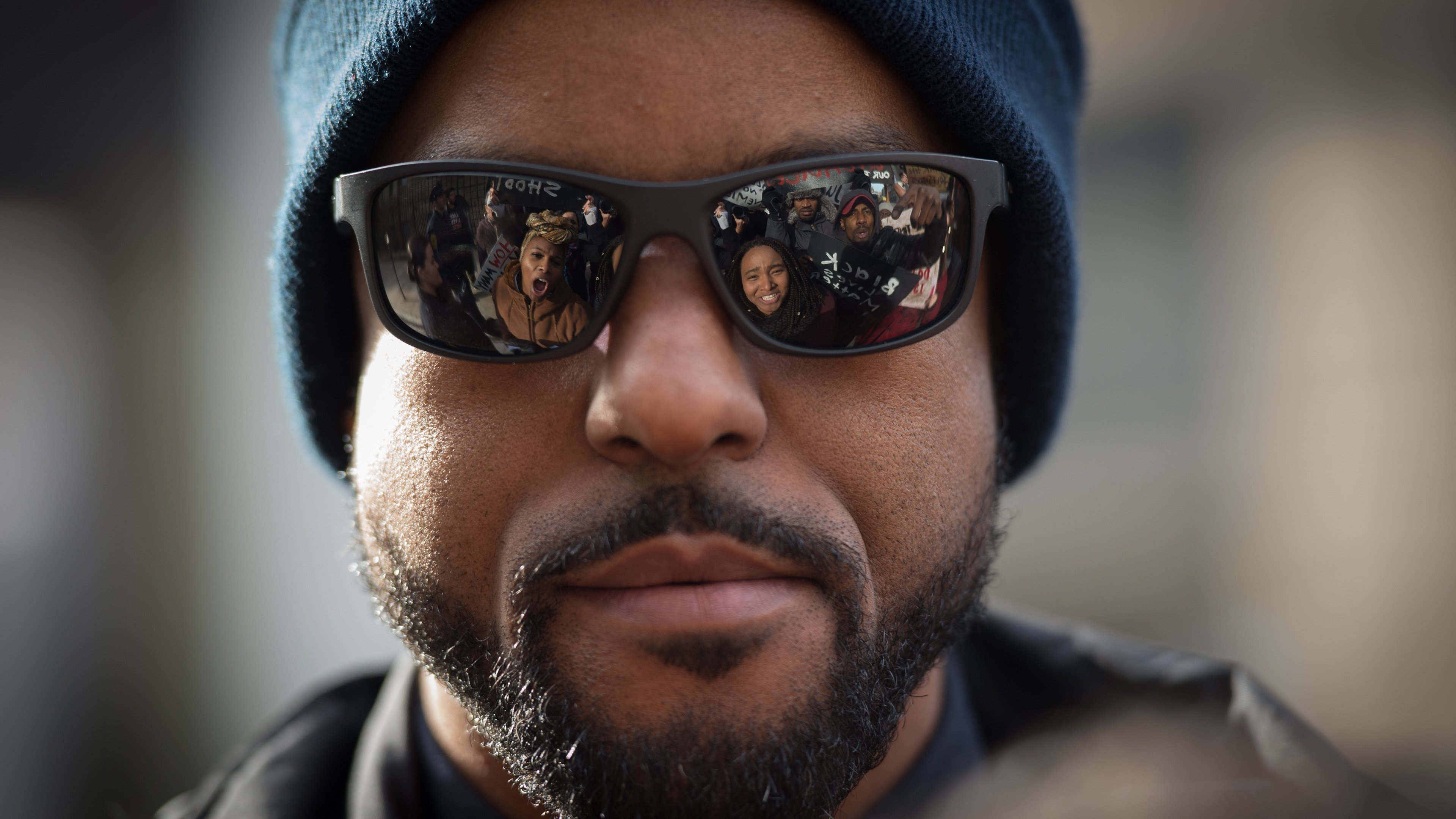 Black Cop Background