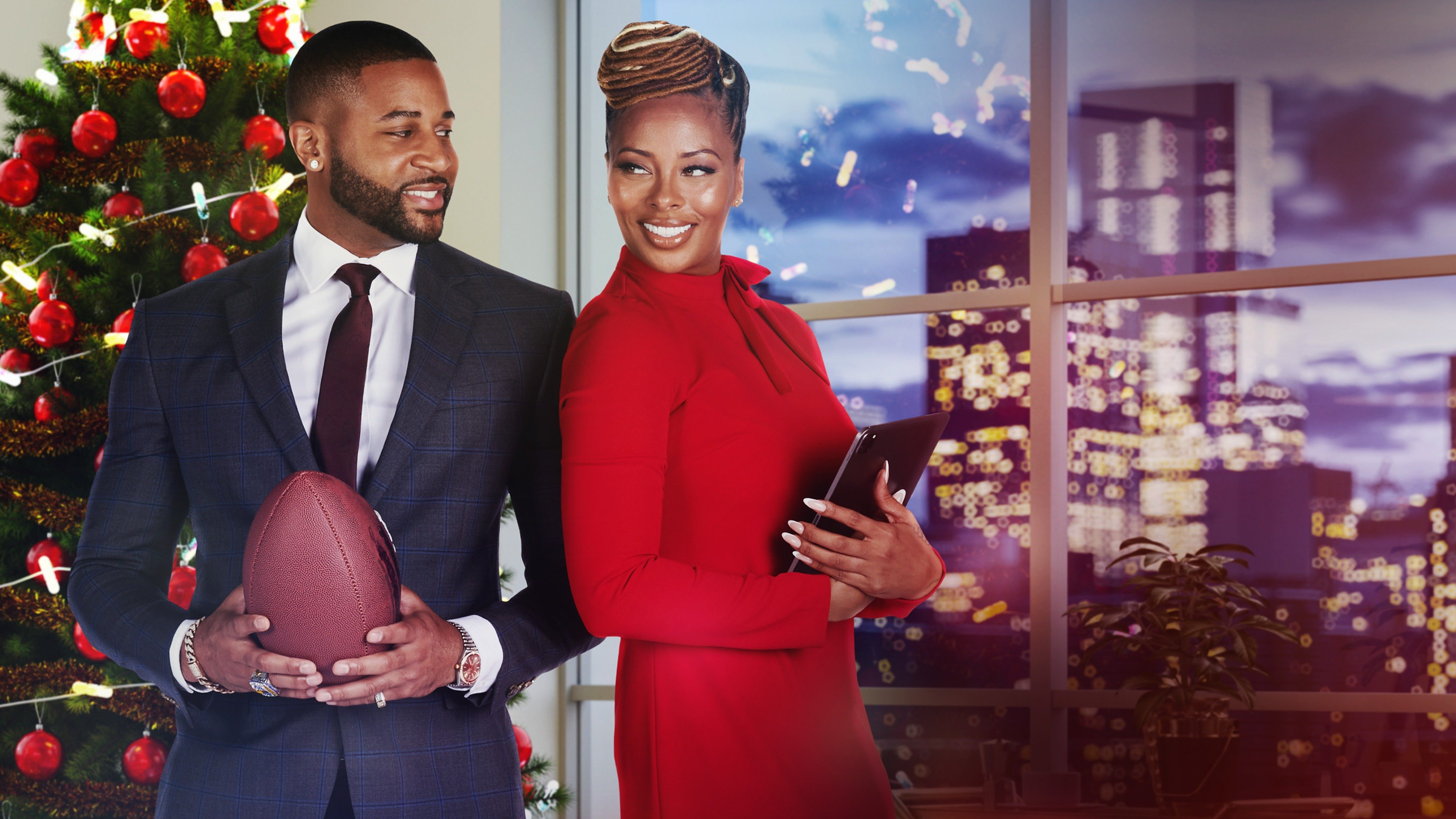 A Christmas Fumble Background