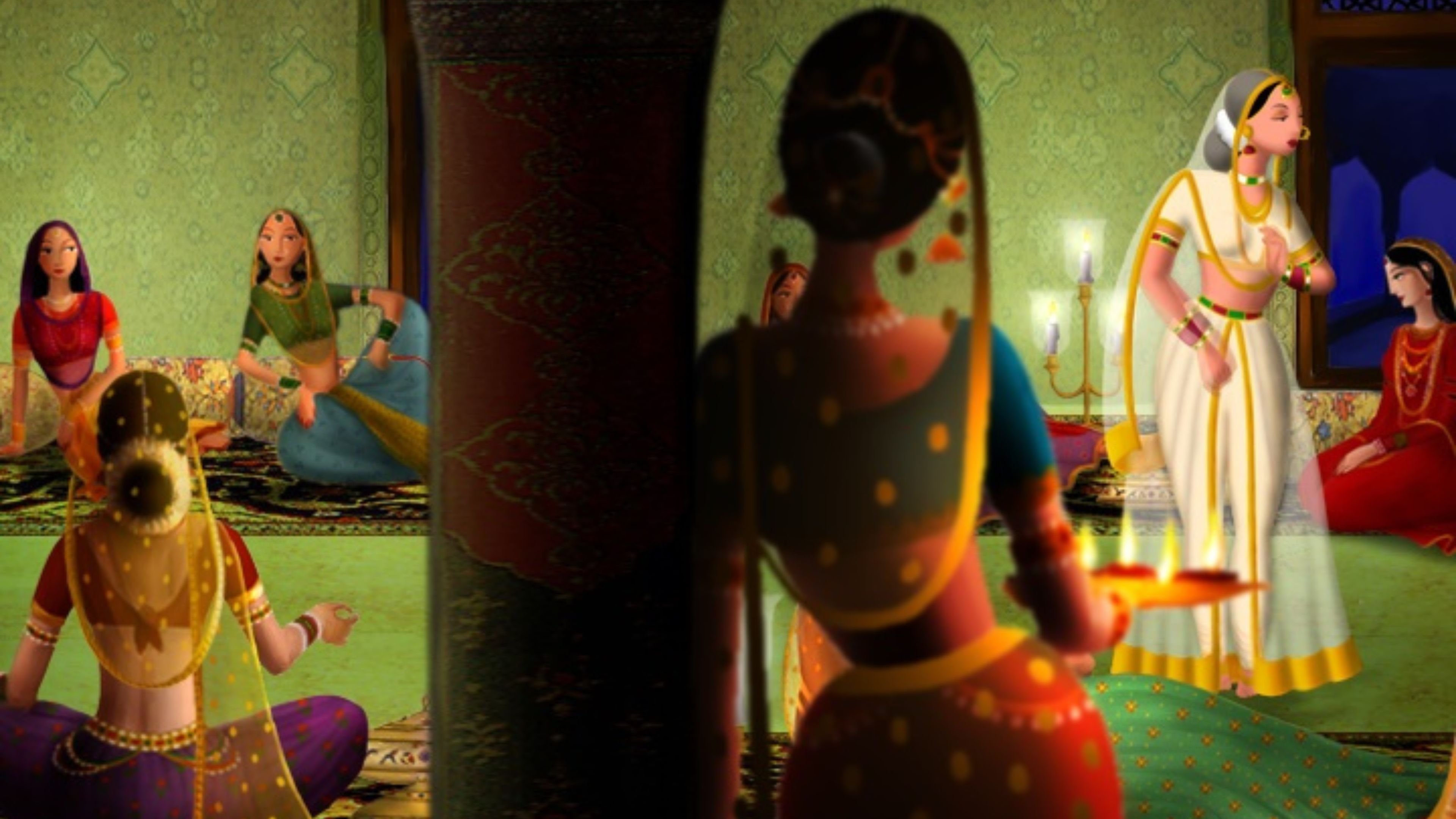 Printed Rainbow Background