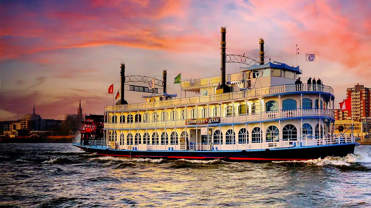 Legendäre Raddampfer Background