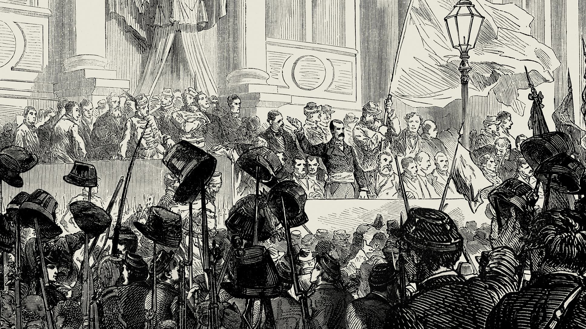 Les Damnés de la Commune Background