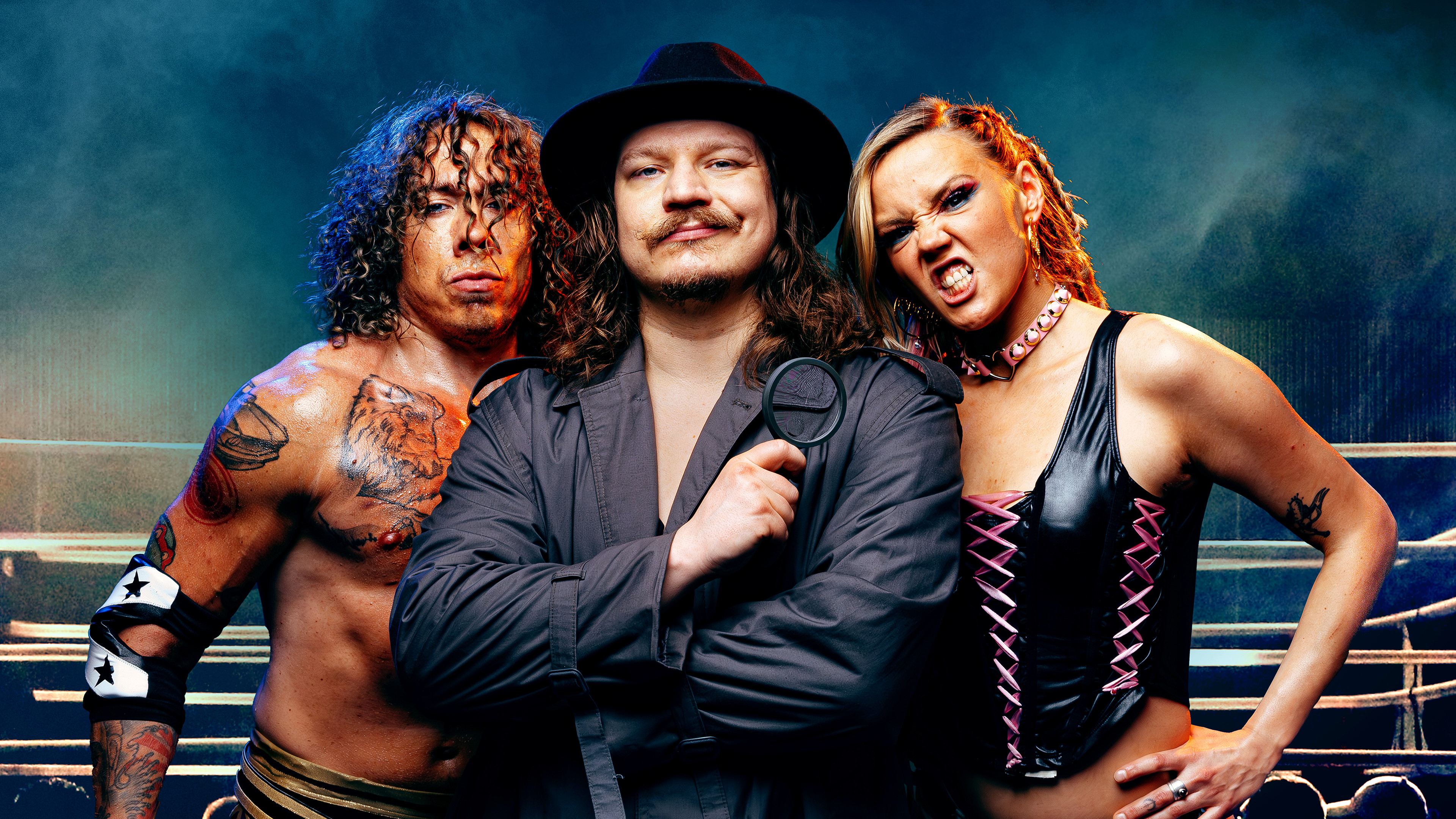 Wrestling School Legends Background