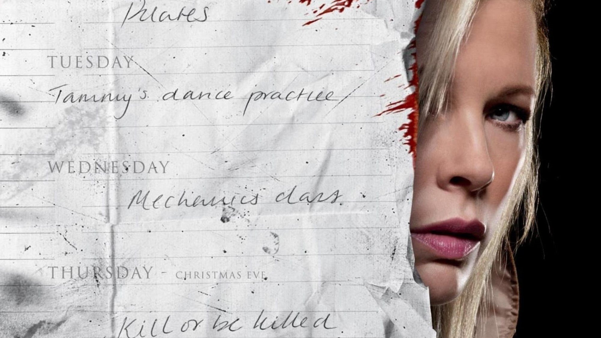 While She Was Out Background