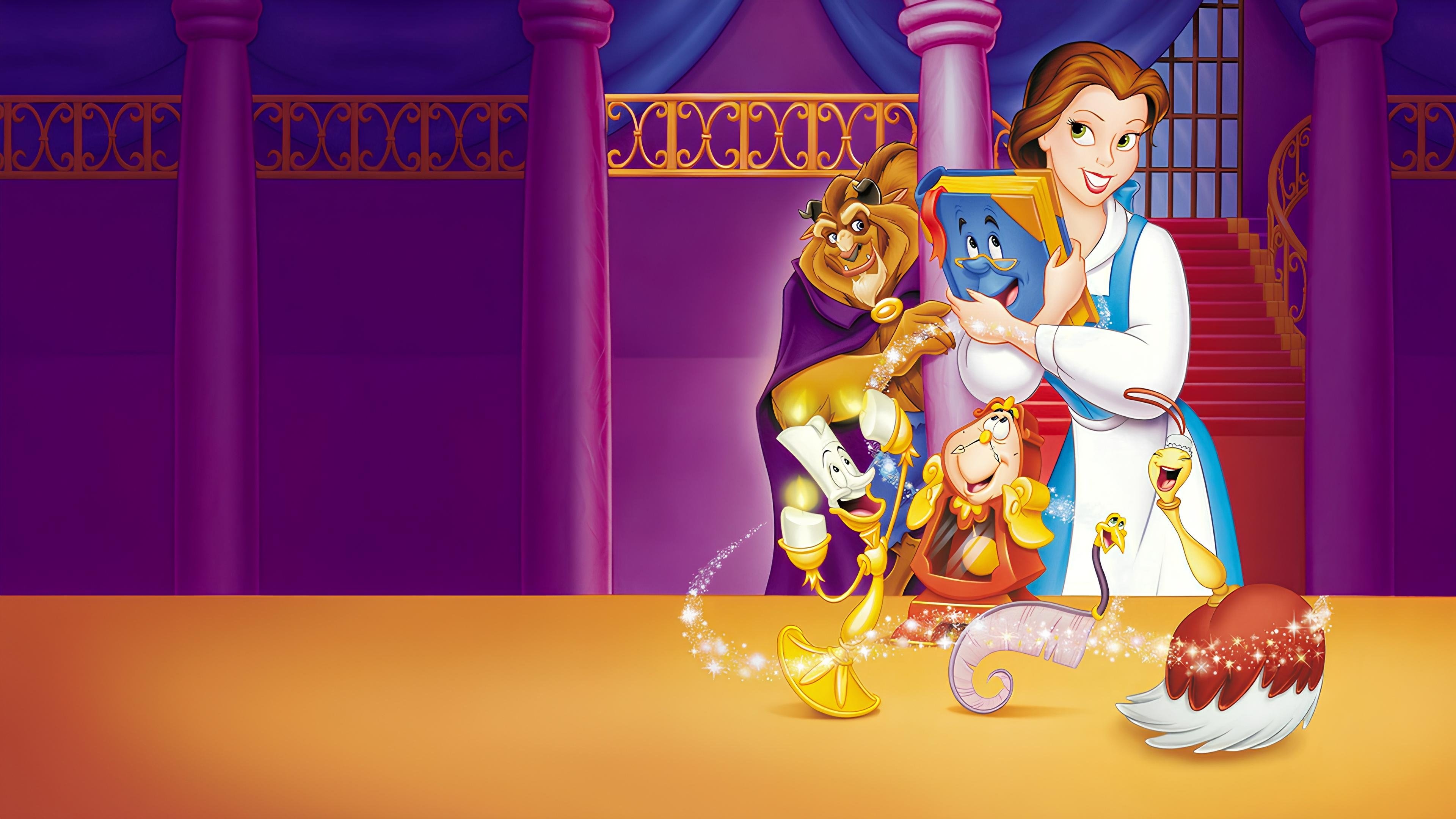 Belle's Magical World Background