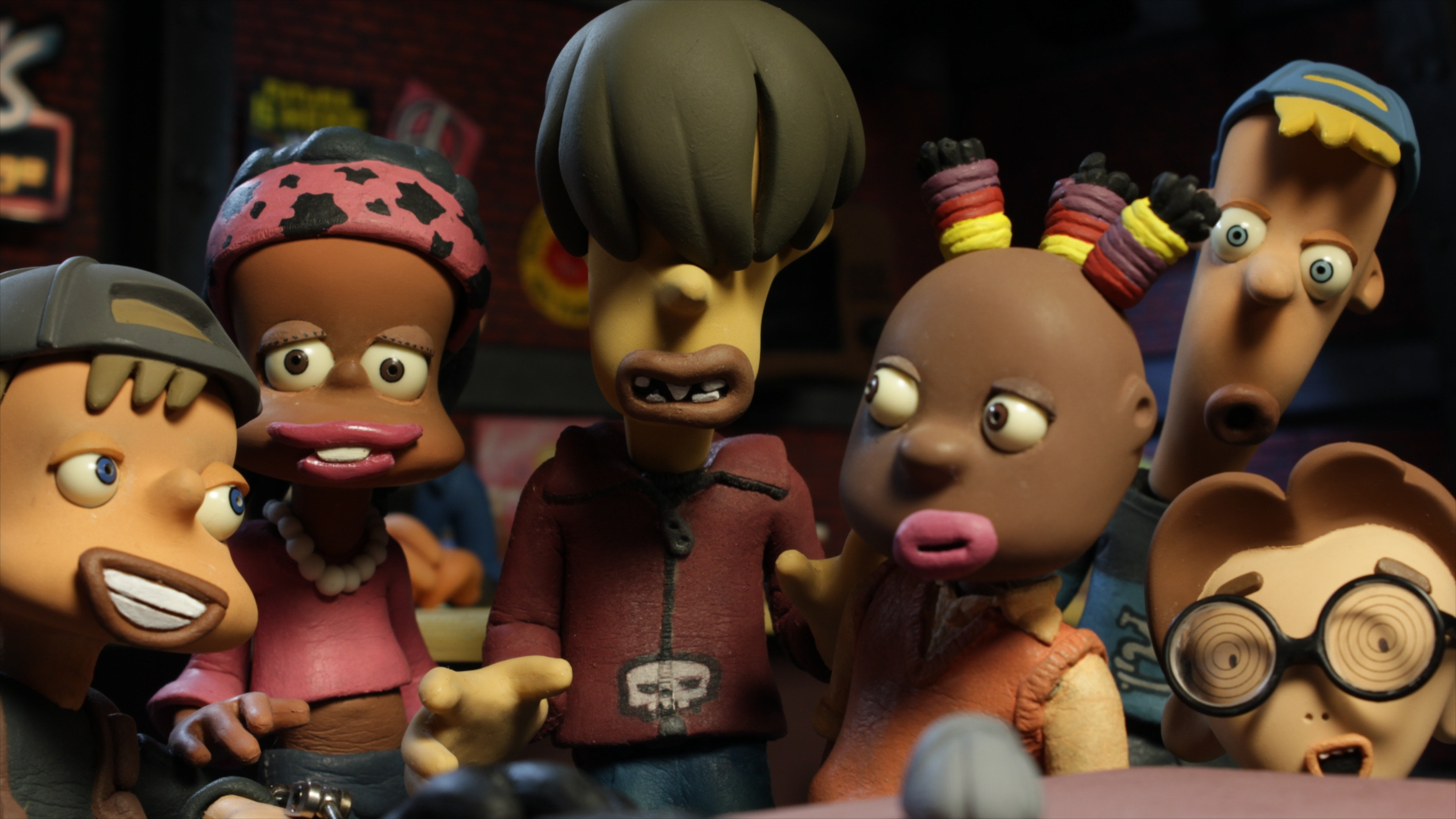 Clay Kids Background