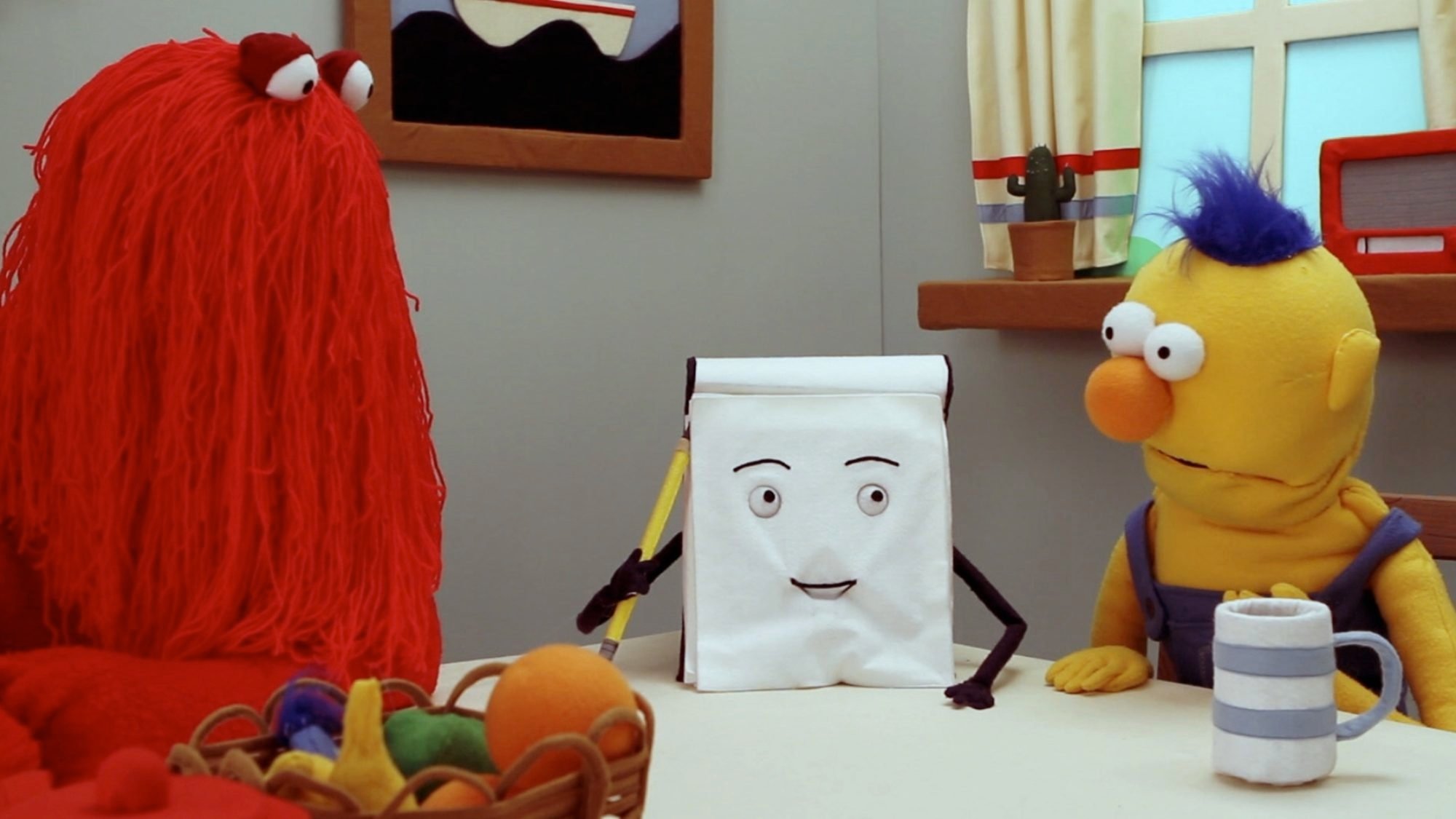 Don't Hug Me I'm Scared Background