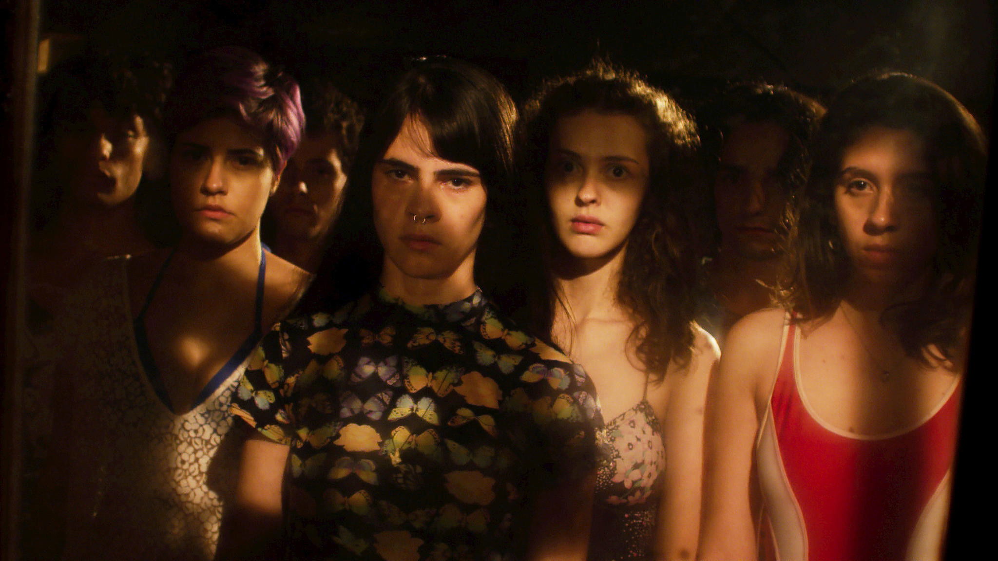 The Yellow Night Background