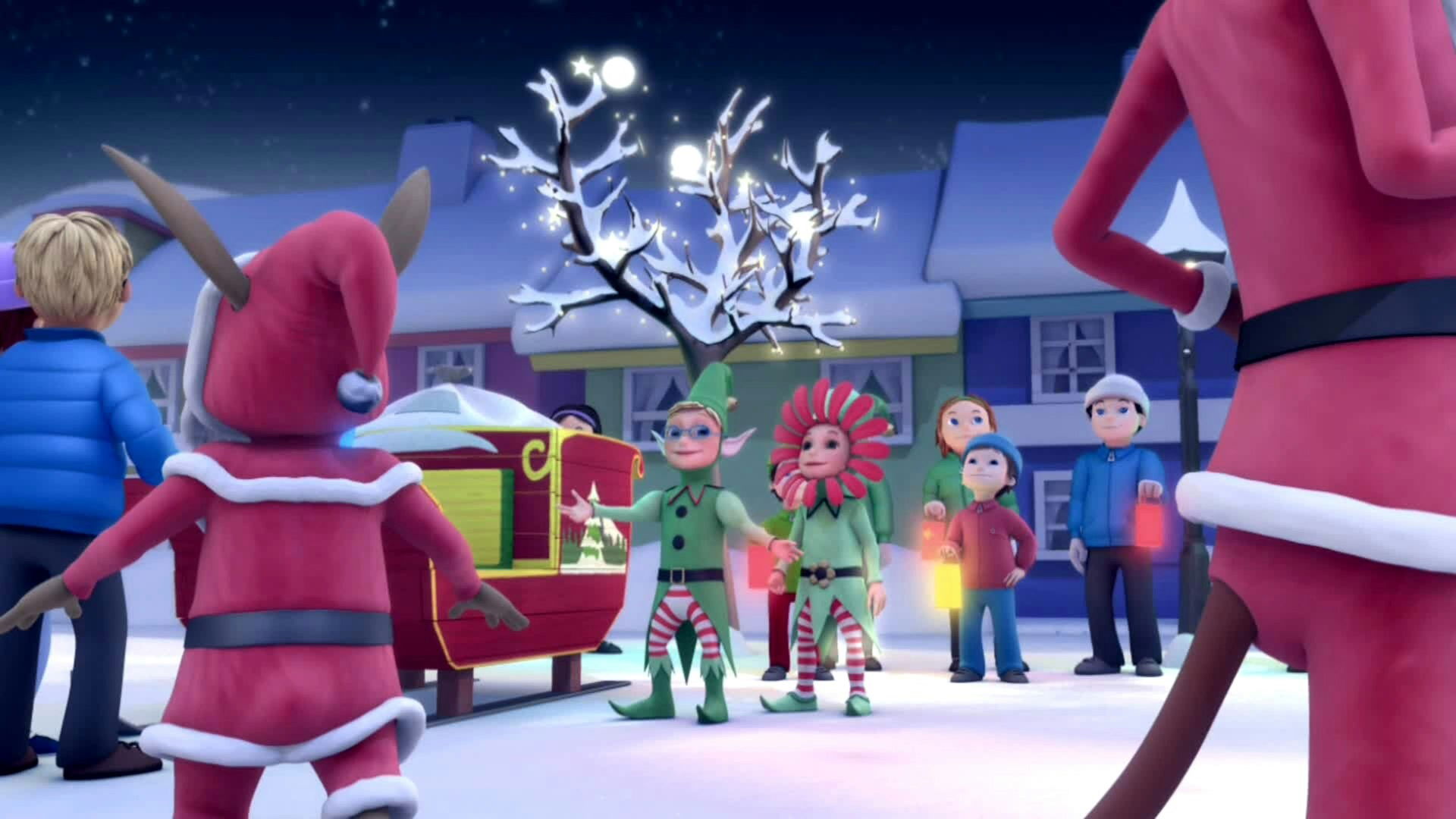 Venskabsbyen - Julemandsforvirring Background