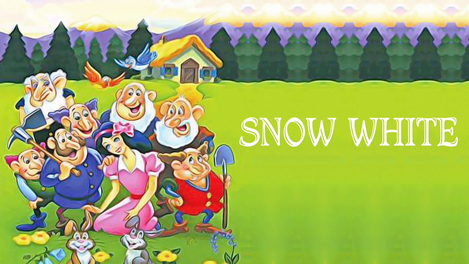 Snow White Background