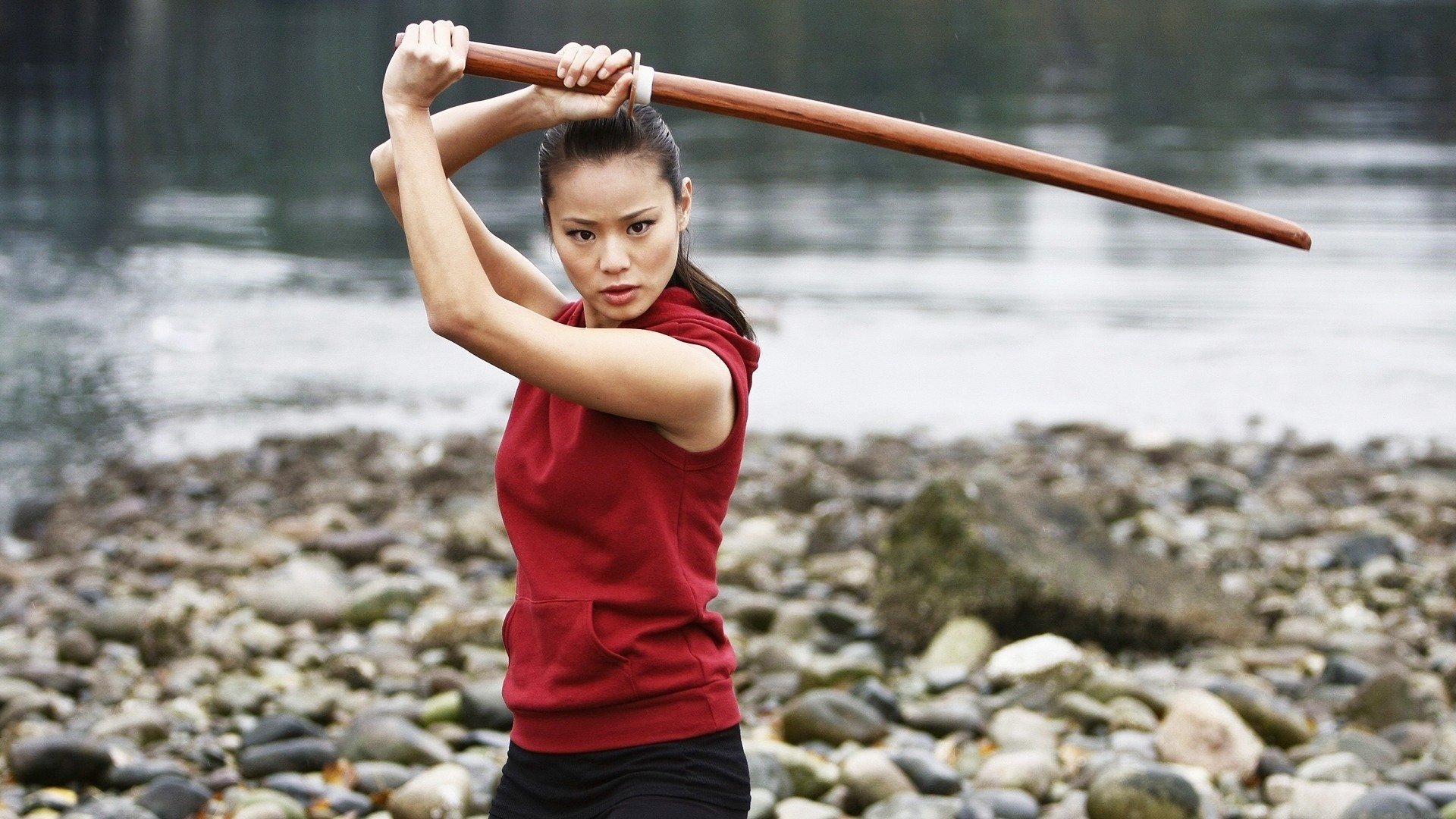 Samurai Girl Background