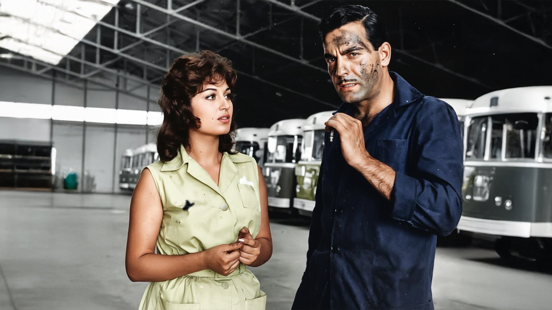 Otobüs Yolcuları Background