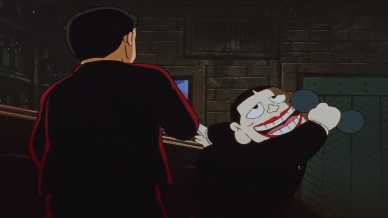 The Laughing Salesman Background